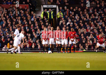 Calcio - Barclaycard FA Premiership - Manchester United v Leeds United Foto Stock