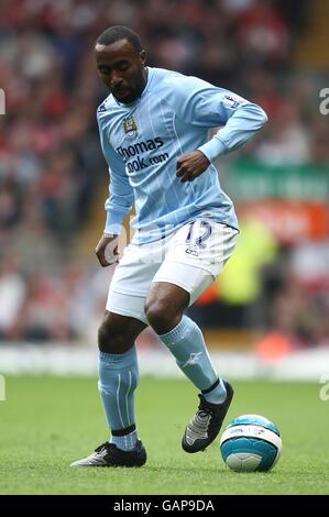 Calcio - Barclays Premier League - Liverpool v Manchester City - Anfield. Darius Vassell, Manchester City Foto Stock