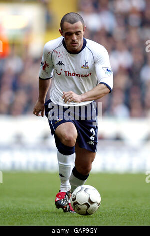 Calcio - fa Barclaycard Premiership -Tottenham Hotspur v Liverpool. Stephen Carr, Tottenham Hotspur Foto Stock