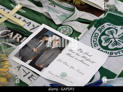 Calcio - Tommy Burns omaggi - Celtic Park Foto Stock