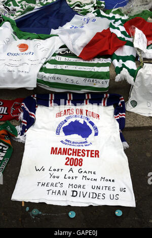 Calcio - Tommy Burns omaggi - Celtic Park Foto Stock