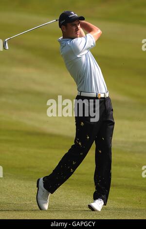 Golf - BMW PGA Championship 2008 - Round One - Wentworth Golf Club - Virginia Water. Ross Fisher in azione al BMW PGA Championship Foto Stock