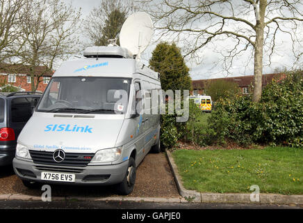 TV Broadcast veicolo Foto Stock