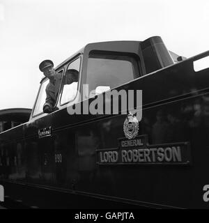 British Railways - Diesel - locomotive - Generale Lord Robertson - Longmoor - 1964 Foto Stock