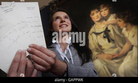 La famiglia reale di pittura per essere venduto Foto Stock