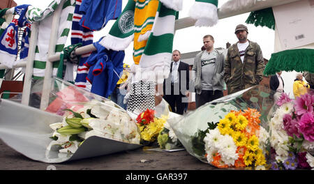 Calcio - Tommy Burns omaggi - Celtic Park Foto Stock