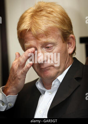 Calcio - Tribute Tommy Burns - Celtic Park. Il direttore celtico Gordon Strachan durante una conferenza stampa al Celtic Park di Glasgow. Foto Stock