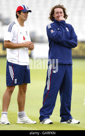 Cricket - Primo npower Test Match - Inghilterra reti sessione e conferenza stampa - Signori Foto Stock