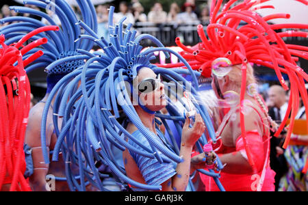 Concorso Costume in arrivo per il Life Ball 08, a Vienna, Austria. Foto Stock