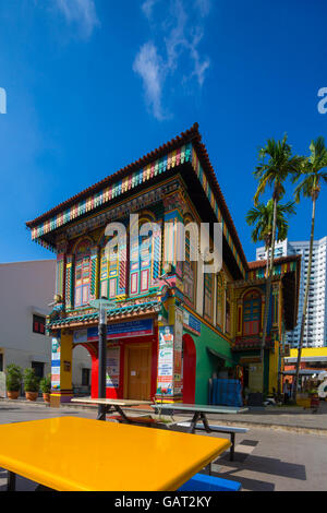 Attrazione turistica a Tan Teng Niah casa a Little India, Singapore Foto Stock