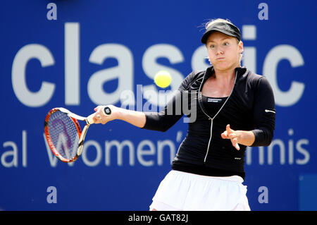 Tennis - il DFS Classic 2008 - giorno sei - Edgbaston Priory Club. Bethanie Mattek in azione negli Stati Uniti durante la semifinale del DFS Classic all'Edgbaston Priory Club di Birmingham. Foto Stock