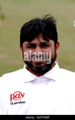 Cricket - Frizzell County Championship - Sussex CCC Photocall. Mushtaq Ahmed, Sussex CCC Foto Stock