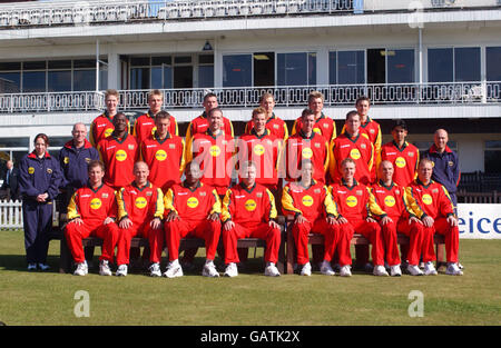 Cricket - Frizzell County Championship - Leicestershire CCC Photocall. Gruppo di squadra, Leicestershire CCC Foto Stock