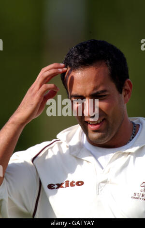 Cricket - Cheltenham & Gloucester Trophy - terzo turno - Staffordshire v Surrey. Adam Hollioake, Surrey CCC Foto Stock