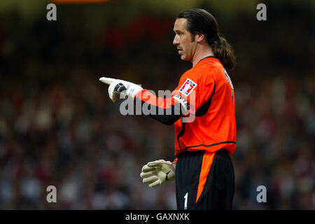 Calcio - AXA fa Cup - finale - Arsenal v Southampton. David Seaman, portiere dell'Arsenal Foto Stock