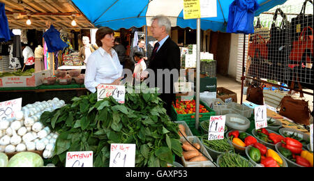 David Davis incontra il martire metrico Foto Stock