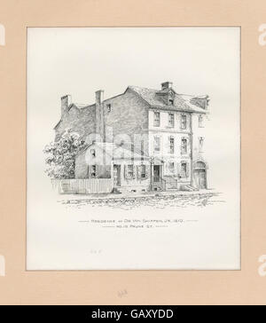 Residenza del Dott. Wm. Shippen Jr. 1810, n° 10 Prune St ( b13049823-421284) Foto Stock