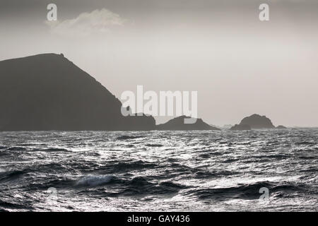 Condizioni di cielo coperto a Macquarie Island, Australian sub-antartiche Foto Stock