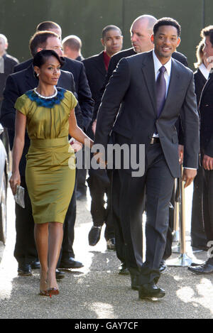 Cena in onore di Nelson Mandela il novantesimo compleanno - Londra Foto Stock