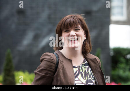 Ex segretario dell'istruzione,Nicky Morgan,ha perso il suo armadio posto dopo Theresa Maggio rimpasto del Foto Stock