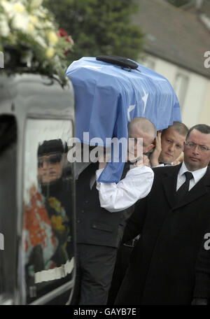 Crip McWilliams funerale Foto Stock