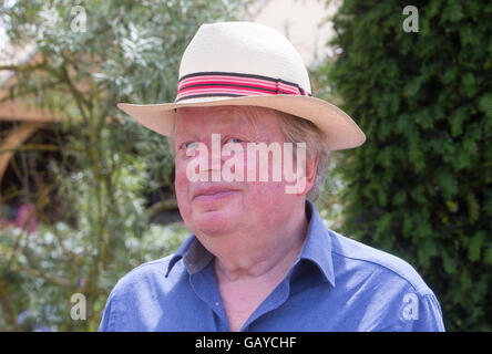 Presentatore televisivo,giornalista ed emittente,Giovanni sergente della RHS Hampton Court Flower Show Foto Stock