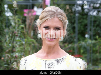 L'attrice Emilia Fox della RHS Hampton Court Flower Show 2016 Foto Stock