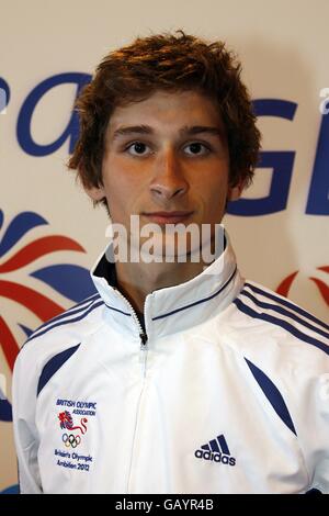 Olimpiadi - BOA lancia il programma di ambizione olimpica della Gran Bretagna - il Padiglione. James Cooke (Pentathlon moderno) durante il lancio dell'ambizione olimpica britannica 2012 al Padiglione, NEC, Birmingham. Foto Stock