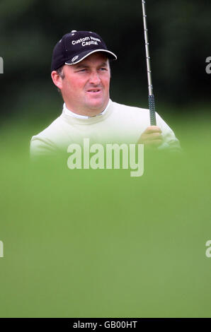 Damien McGrane in Irlanda il 1 durante il Barclays Scottish Open a Loch Lomond, Glasgow. Foto Stock