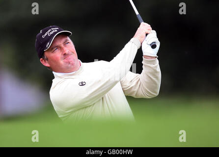 Golf - The Barclays Scottish Open - terzo turno - Loch Lomond. Damien McGrane in Irlanda il primo durante il Barclays Scottish Open a Loch Lomond, Glasgow. Foto Stock