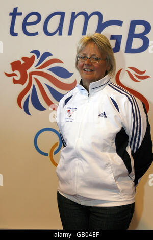 Olimpiadi - BOA lancia il programma di ambizione olimpica della Gran Bretagna - il Padiglione. Melanie Chownes (Handball) durante il lancio dell'ambizione olimpica britannica 2012 al Pavilion, NEC, Birmingham. Foto Stock