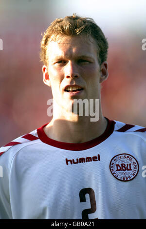 Calcio - Campionati europei 2004 Qualifier - Gruppo due - Lussemburgo contro Danimarca. Morten Wieghorst, Danimarca Foto Stock