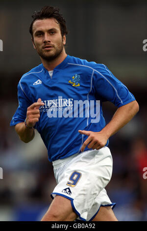 Calcio - Pre-Season Friendly - Macclesfield Town v Blackburn Rovers - Moss Rose Stadium Foto Stock