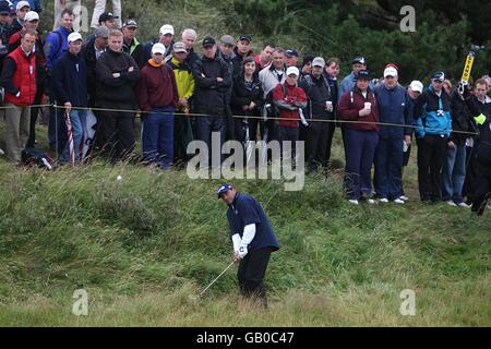 Golf - Open 2008 Championship - Day Two - Royal Birkdale Golf Club. Angel Cabrera dell'Argentina in azione durante il secondo giorno Foto Stock