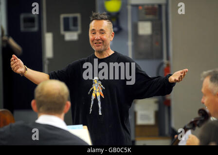 Nigel Kennedy prova - Londra Foto Stock