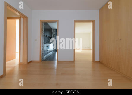 Ingresso di un appartamento vuoto Foto Stock