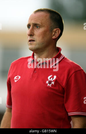 Calcio - amichevole - Kidderminster Harriers v Plymouth Argyle - Aggborough Stadium. Mark Yates, responsabile di Kidderminster Harriers Foto Stock