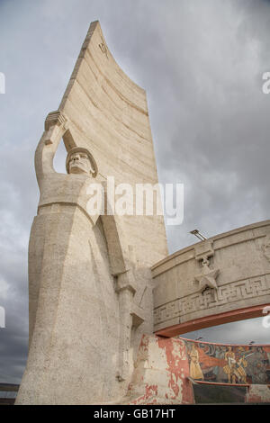 Zaisan memorial in Ulaanbaatar, in Mongolia Foto Stock