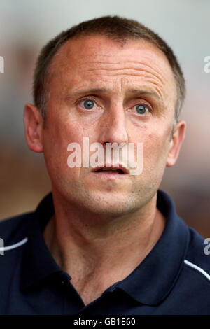 Calcio - amichevole - Kidderminster Harriers / Hereford United - Aggborough Stadium. Mark Yates, Kidderminster Harriers' Manager Foto Stock