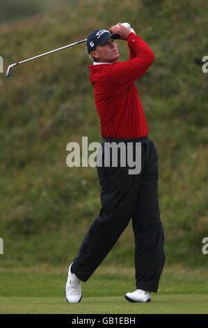 Golf - Open 2008 Championship - Day Two - Royal Birkdale Golf Club. Steve Stricker degli Stati Uniti in azione durante il secondo giorno Foto Stock