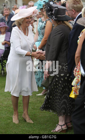 Party in giardino a Buckingham Palace Foto Stock