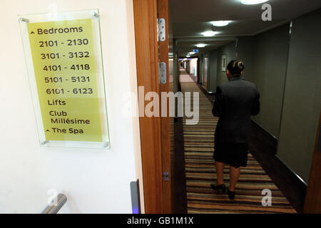 Immagine generica dell'hotel Sofitel London Heathrow, vicino al Terminal 5 dell'aeroporto di Heathrow. Foto Stock