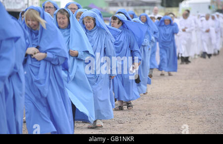 Cerimonia di Eisteddfod - Galles Foto Stock