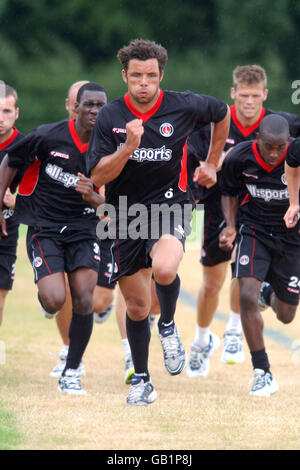 Calcio - fa Barclaycard Premiership - Charlton Press Day. Mark Fish, Charlton Foto Stock