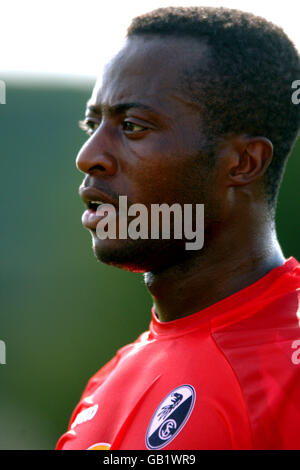 Calcio - Coppa Kaiserstuhl - finale - SC Freiburg v Karlsruher. Ibrahim Tanko, SC Friburgo Foto Stock