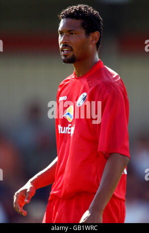 Calcio - Coppa Kaiserstuhl - finale - SC Freiburg v Karlsruher. Oumar Konde, SC Freiburg Foto Stock