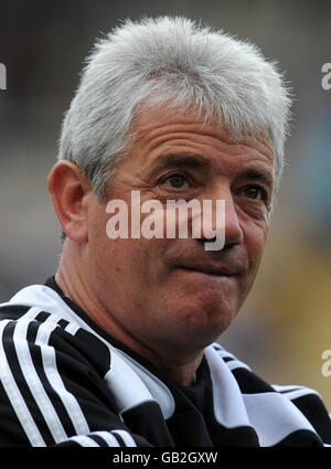 Kevin Keegan, manager della Newcastle United, in vista della partita pre-stagione a St James' Park, Newcastle. Foto Stock