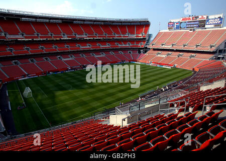 Calcio - amichevole - Boca Juniors / Celtic. Vista generale del Cleveland Browns Stadium, Ohio, che ha ospitato il Boca Juniors contro la partita celtica Foto Stock