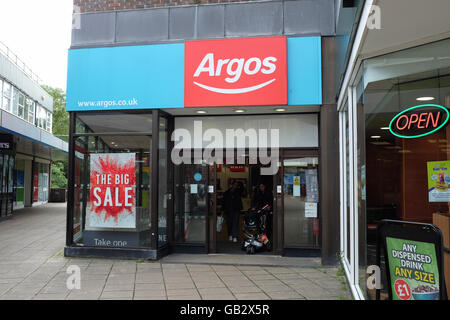 Un negozio di Argos in Inghilterra. Foto Stock