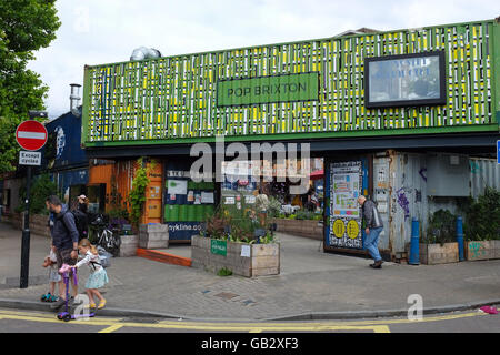 L'ingresso al pop di Brixton a Londra, Inghilterra. Foto Stock